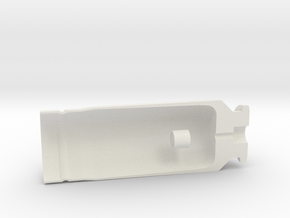 30x90mm Cutaway Casing, "Type B" Style  in White Natural Versatile Plastic