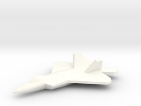 F-22 Raptor 1/350 in White Processed Versatile Plastic