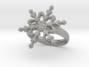 Snowflake Ring 2 d=17.5mm h35d175 in Aluminum