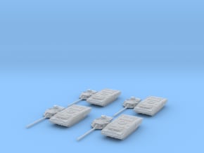 T-14 Armata platoon 1:285 separate turrets. in Tan Fine Detail Plastic