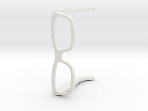LB Glasses in White Natural Versatile Plastic