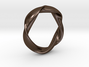 Wendelstein Ring (20mm) in Polished Bronze Steel