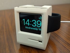 Apple Watch Dock - Mac SE:30 in White Processed Versatile Plastic