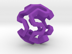 HONEYBOMB Capsule, Pendant. Sweet Explosion. in Purple Processed Versatile Plastic
