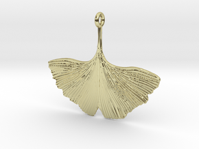 Ginkgo Necklaces in 18k Gold Plated Brass