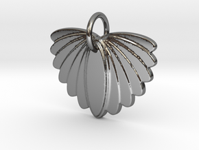 Wings in Fine Detail Polished Silver