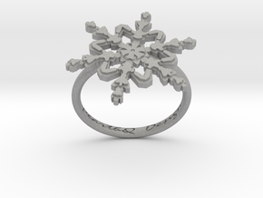Snowflake Ring 2 d=17.5mm h21d175 in Aluminum