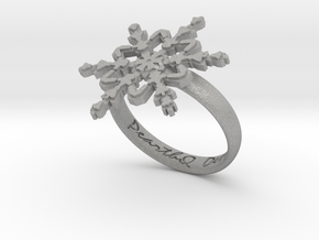 Snowflake Ring 2 d=18.5mm h35d185 in Aluminum