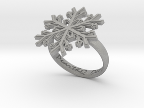 Snowflake Ring 1 d=18.5mm h35d185 in Aluminum