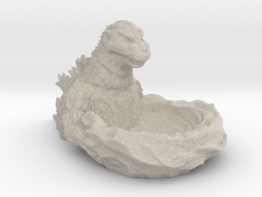 Godzilla 1954 Tray in Natural Sandstone