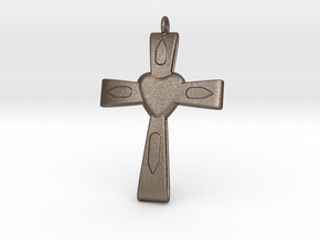 Giubileo 2016. Expansion Of The Love Of Christ in Polished Bronzed Silver Steel