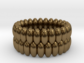 V6 - Ring in Polished Bronze
