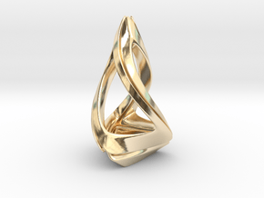 Trianon T.1, Pendant. Stylized Shape in 14K Yellow Gold