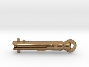 Ahsoka Saber Keychain in Natural Brass