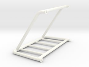 1/10 scale roll bar in White Processed Versatile Plastic