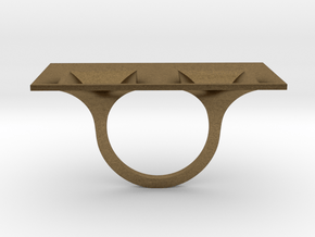 Above the Vault Ring in Natural Bronze