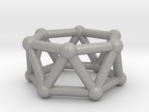 0419 Hexagonal Antiprism (a=1cm) #002 in Aluminum