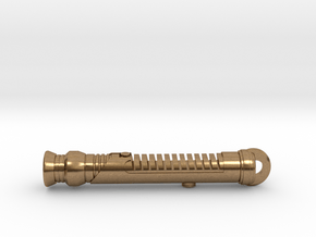 Qui-Gon Saber Keychain in Natural Brass