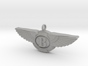 Pendant with wings /  50mm width in Aluminum