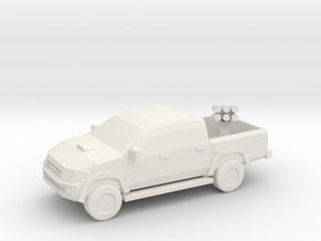 10mm (1/144) 2007 Toyota Hilux (Grad Launcher) in White Natural Versatile Plastic