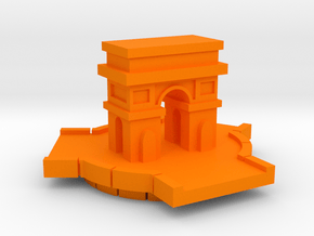 Arc d'Triomphe in Orange Processed Versatile Plastic
