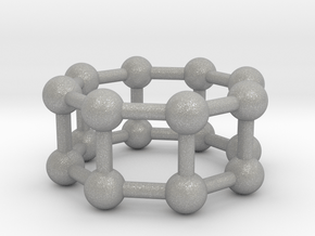 0435 Octagonal Prism (a=1cm) #003 in Aluminum