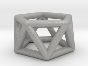 0436 Pentagonal Antiprism (a=1сm) #001 in Aluminum