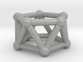 0437 Pentagonal Antiprism (a=1сm) #002 in Aluminum