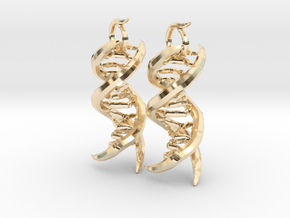 CeDNA in 14k Gold Plated Brass