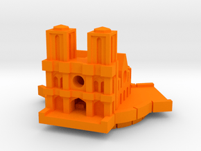 Notre Dame in Orange Processed Versatile Plastic