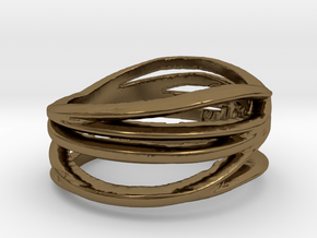 Simple Classy Ring Size 8 in Polished Bronze