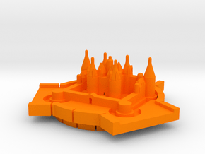 Château de Chambord in Orange Processed Versatile Plastic