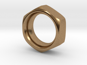 The Reverse Engineer (16mm) in Natural Brass
