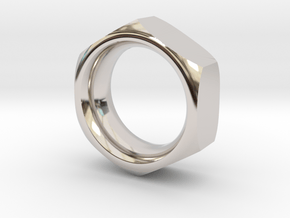 The Reverse Engineer (16mm) in Rhodium Plated Brass