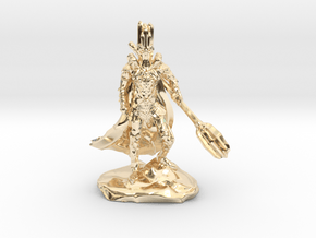 The Dark Lord with His Deadly Mace in 14K Yellow Gold