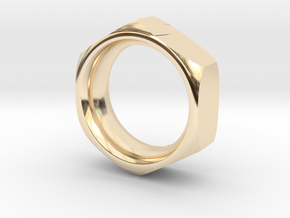 The Reverse Engineer (18mm) in 14k Gold Plated Brass