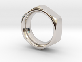 The Reverse Engineer (18mm) in Rhodium Plated Brass