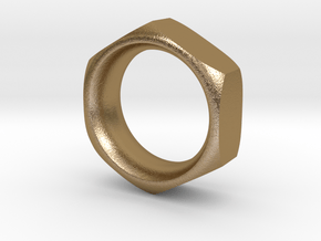 The Reverse Engineer (18mm) in Polished Gold Steel