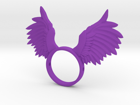 Nipple shield owl wings in Purple Processed Versatile Plastic