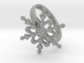 Snowflake Ring 2 d=19.5mm h35d195 in Aluminum