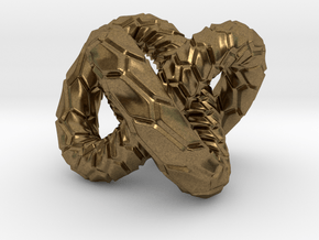 DRAGON Solid Pendant in Natural Bronze