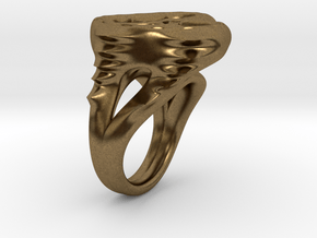 RING MEN 21mm in Natural Bronze