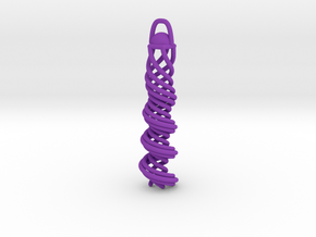 NeckLace4 in Purple Processed Versatile Plastic