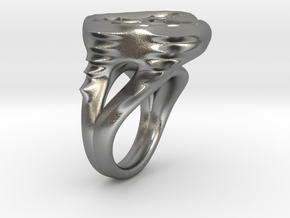 RING WOMEN 17mm in Natural Silver