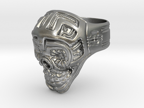 Skull Ring 2016 in Natural Silver