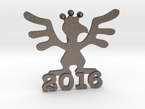 2016 Kinetic Bribe (Small) V2 in Polished Bronzed Silver Steel
