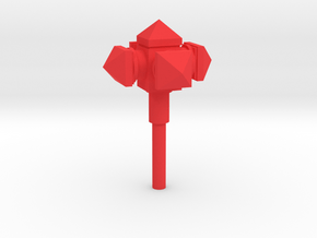 MiniFig NK Mace Ultimate in Red Processed Versatile Plastic