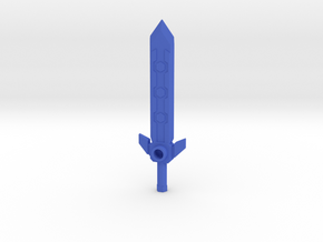 MiniFig NK Claymore Sword Std in Blue Processed Versatile Plastic
