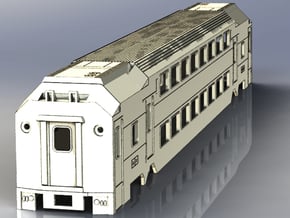 Nj Transit MultiLevel Coach (HIghDetailed) N Scale in Tan Fine Detail Plastic