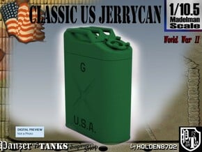 1/10.5 US Army Jerrycan in Green Processed Versatile Plastic